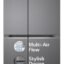 LG 655 L Frost-Free Smart Inverter Double Door Side-By-Side Refrigerator (GL-B257HDSY, Dazzle Steel, Express Freeze | Multi Air-Flow)