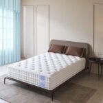 LOOM & NEEDLES 72x72x10 Inches King Size Mattress | Reactive Dual Comfort Pocket Spring Mattress | 5 Zoned 7 Layer Orthopedic Medium Firm Bed Mattresses | HD Memory Gel Foam Gadda | Spring Mattress