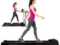 Lifelong Walking Pad Treadmill | 3 HP Brushless Motor | 2-Level Manual Incline | LED Display | Foldable Design | Remote Control | 110 Kg Capacity | 8 Km/h Speed | Home Fitness Walking Machine LLTM183