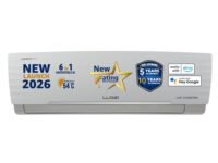 Lloyd 1.5 Ton 3 Star Wi-Fi Inverter Split AC, 2026 New Star Rated (6 in 1 Convertible, Cools Up To 54°C, Voice & Wi-Fi, Turbo Cool, Installation Check, Clean Filter Indication, White, GLS18V3AGGSC)