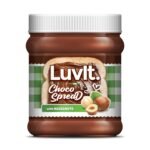 LuvIt Choco Spread with Hazelnut | Smooth & Delicious | Best for Chocolate Bread, Cakes, Shakes, Dosa, Roti | Pack of 1-310g