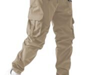 Lymio Cargo for Men | Cotton Cargo Pant | Drawstring Waist Pant (Also Available in Plus Sizes) (34-37)
