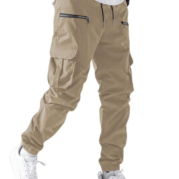 Lymio Cargo for Men | Cotton Cargo Pant | Drawstring Waist Pant (Also Available in Plus Sizes) (34-37)