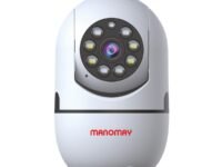 MANOMAY Bot Pro 2MP Smart CCTV Wi-fi Home Security Camera with Color Night Vision | Pan Tilt 360° View | 2 Way Talk | Baby Pet Monitoring | Motion Detect Tracking | Supports SD Card Up to 256 GB