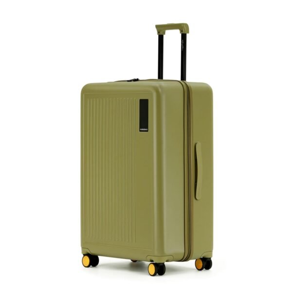 MOKOBARA The Transit Luggage Poly-Carbonate Hard Sided 8 Silent Ninja Wheels for Travelling (So Matcha, Check-in Large)