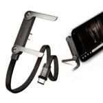 MX USB C to USB C 240W Fast Charging Cable 1.5M with Foldable Invisible Multi-Angle Adjustable Stand Multi Charger Cord with Type C Cable for Phone, Tablet,Laptops Quick Charge, Desk & Car Use