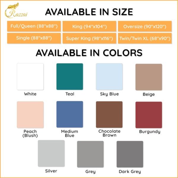 MammaYo Razzai Down Alternative Soft Quilted 300 GSM All Weather Comforter (60" x 90" Inches/152cm x 228cm) - Single Bed Comforters|Silver/Beige| TC - 400