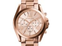 Michael Kors Stainless Steel Lexington Analog Gold Dial Women's Watch