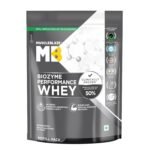 MuscleBlaze Biozyme Performance Whey Protein Powder, Unflavoured (1kg Refill Pack) | 25g Protein Per Scoop | Clinically Tested 50% Higher Protein Absorption
