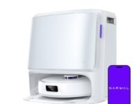 NARWAL Freo X10 Pro Robot 2-in-1 Vacuum and Mop, 11000Pa Suction, EdgeReach Mopping, Zero Tangle Technology, Self-Emptying with De-Tangling Side Brushes