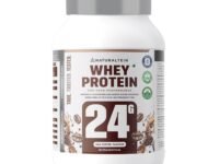NATURALTEIN Natural Whey Protein – 24g Protein per Serving | Max Coffee Flavour | Stevia Sweetened | No Added Sugar | Non-GMO | Soy-Free & Gluten-Free | Super Mixability | 1 kg