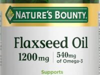Nature's Bounty Flaxseed Oil 1200 mg - 125 Capsules