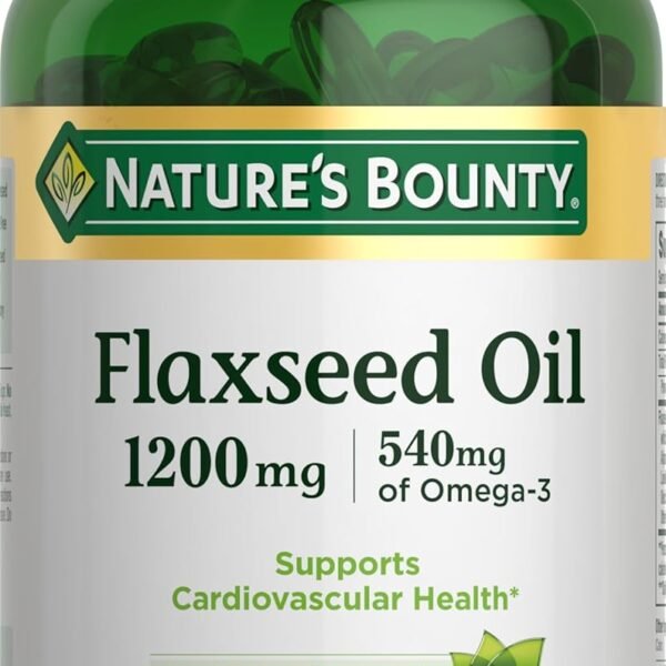Nature's Bounty Flaxseed Oil 1200 mg - 125 Capsules