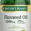 Nature's Bounty Flaxseed Oil 1200 mg - 125 Capsules