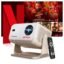 [Netflix Official License] Crossbeats Lumex Flix Projector 4k Ultra HD, 1080p Native, Android 13, WiFi, 16000 Lumens, Smart Mini Projector for Room, Portable Home Cinema, Built-in Apps, 300”Display