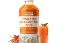 Nutrabud Organics Himalayan Sea Buckthorn Berry Juice - 500 ml - Natural Source of Vitamin C, Omega 3 6 7 9, Antioxidants For Immunity, Skin Glow & Gut Health - 50 Glasses (500ml (Pack of 1))