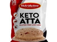 NutroActive Keto Atta Gluten Free Ultra Low Carb Flour | High Protein Atta | Flour for Keto Diet - 1kg