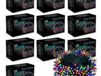 One94Store 36 Ft Multicolor LED Pixel String Lights | 360° Decorative Copper Wire Fairy Lights for Diwali, Christmas, Wedding, Party & Home Decor | Bright Serial LED Lighting | Pack of 10