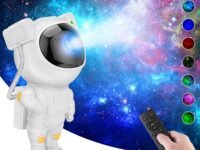 One94Store Astronaut Galaxy Projector Night Light – 360° Rotating Nebula Star Projector with Remote Control, Timer & Adjustable Head – Space Lamp for Kids’ Bedroom, Gifts, Gaming Room, Home & Décor
