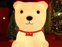 One94Store Rechargeable Puppy Dog Night Light for Kids |Color-Changing LED Silicone Lamp for Baby, Toddler & Pet Lovers |Cute Nursery & Bedside Decor | Ideal Gift for Boys, Girls & Adults, Multicolour