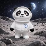 One94Store Space Panda Star Projector Lamp with Bluetooth Speaker | Galaxy Night Light for Bedroom | Laser + LED Dual Light | Touch Control | USB Powered | Kids Night Lamp for Home Décor & Gifting