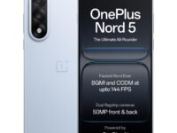OnePlus Nord 5 | Snapdragon 8s Gen 3 | Stable 144FPS Gaming | Dual 50MP Flagship Camera | Powered by OnePlus AI | 256GB 8GB | Dry Ice