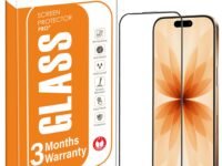 OpenTech® Military-Grade Tempered Glass Screen Protector Compatible for iPhone 17 with Edge to Edge Coverage - Case Friendly, Anti-scratch and Bubble free installation kit (6.3 Inches)