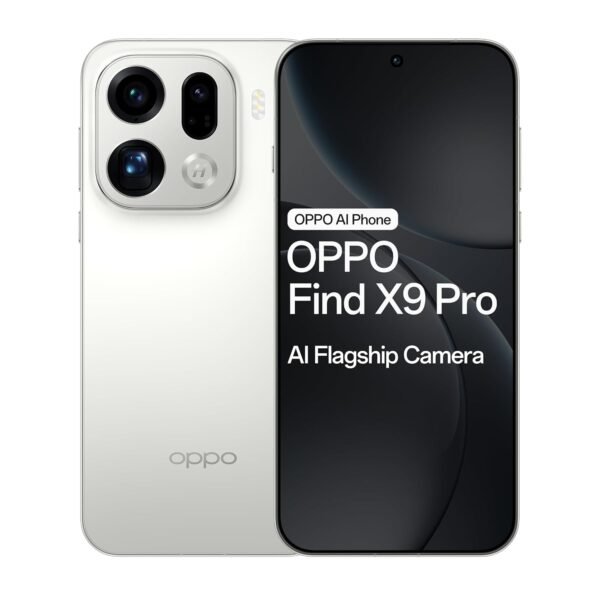 Oppo Find X9 Pro 5G (Silk White, 16GB RAM, 512GB Storage) with No Cost EMI/Additional Exchange Offers