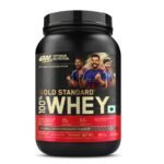 Optimum Nutrition (ON) RCB Limited Edition Gold Standard 100% Whey Protein Powder Double Rich Chocolate, 2 lb, 907 g, for Muscle Support & Recovery, Vegetarian - Primary Source Whey Protein Isolate