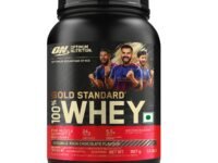 Optimum Nutrition (ON) RCB Limited Edition Gold Standard 100% Whey Protein Powder Double Rich Chocolate, 2 lb, 907 g, for Muscle Support & Recovery, Vegetarian - Primary Source Whey Protein Isolate