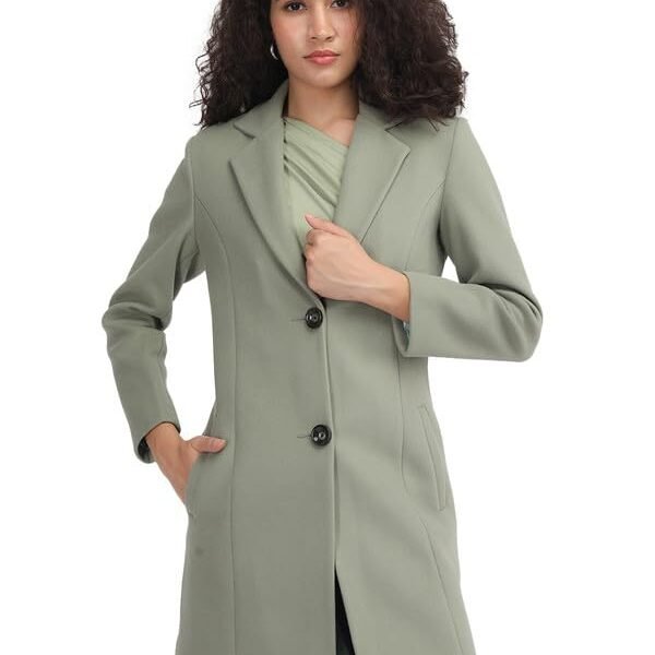 PLAGG Women Winter Long Length Overcoat