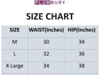 PLUMBURY Women's Cotton High Waist Full Coverage Panty, Size M-XXL (Pack of 3 Panty)