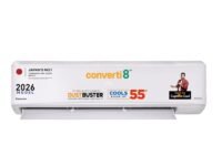 Panasonic 1.5 Ton 3 Star, New Star rated, Inverter Split AC (DusterBuster Tech, Smart Auto Cool, Higher Airflow, 55°C Oper., Copper Cond., 8in1 Convertible, 2-Way,Powerful Mode,PM0.1 Filter,CS/CU-SU18BKY3T,White)