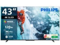 Philips 109 cm (43 inches) 8100 Series 4K Ultra HD Smart QLED Google TV 43PQT8100/94