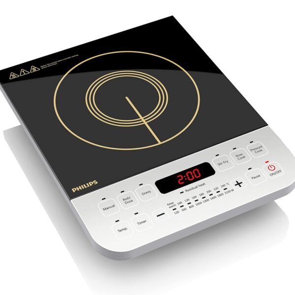 Philips Viva Collection HD4928/01 2100-Watt Induction Cooktop (Black)