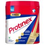 Protinex Creamy Vanilla, 400G|40% daily protein is when prepared with 200ml milk for strong muscles | high Protein | Zero added sugar| Nutrional drink for men, women