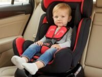 R for Rabbit Convertible Baby Car Seat Jack N Jill Grand Innovative ECE R44/04 Safety Certified Car Seat for Kids of 0 to 7 Years Age with 3 Recline Position (Red Black)