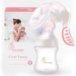 R for Rabbit First Feed Manual Breast Pump for Women - Most Safe and Comfortable Feeding Breast Pump (Pink)