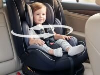 R for Rabbit Jack N Jill Grand ISOFIX Car Seat for Baby 360° Rotatable Convertible Kids Car Seat of 0 to 12 Years Age Comes with 5 Point Safety Harness ECE R44/04 Safety Certified (Black Grey)