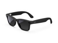 Ray-Ban Meta (Gen 1), Wayfarer, Large Matte Black | Smart AI Glasses for Men, Women. 12MP Ultra-Wide Camera, Open-Ear Speakers for Audio, Video Recording, Bluetooth. Polarized Gradient Graphite Lenses