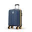 Safari Cabin Thorium Neo 8 Wheels 55 Cm Small Trolley Bag Hard Case Polycarbonate 360 Degree Wheeling System Luggage, Trolley Bags for Travel, Suitcase for Travel, Graphite Blue