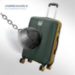 Safari Cabin Thorium Neo 8 Wheels Set of 2 (+ Medium) Trolley Bags, Hard Case Polycarbonate, 360º Spinner Wheeling Luggage for Men & Women, Travel Bag Suitcase, Dusk Green