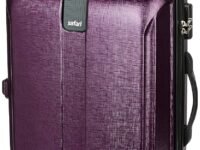 Safari Thorium Stubble 66 Cms Polycarbonate Magenta Check-In 4 wheels Hard Suitcase