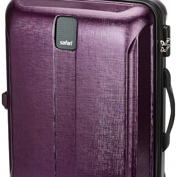 Safari Thorium Stubble 66 Cms Polycarbonate Magenta Check-In 4 wheels Hard Suitcase