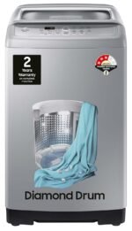 Samsung 7 kg, Fully-Automatic Top Load Washing Machine with Diamond Drum (WA70A4002GS/TL, Imperial Silver)
