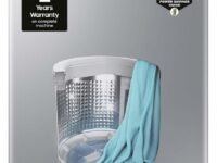 Samsung 7 kg, Fully-Automatic Top Load Washing Machine with Diamond Drum (WA70A4002GS/TL, Imperial Silver)