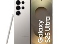 Samsung Galaxy S25 Ultra 5G AI Smartphone (Titanium Gray, 12GB RAM, 256GB Storage), 200MP Camera, S Pen Included, Long Battery Life