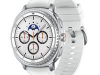 Samsung Galaxy Watch8 Classic (46mm LTE, White) with 3nm Processor | Dual GPS | Sapphire Glass & Stainless Steel | 5ATM & IP68 | BP, ECG, IHRN & Vascular Load Monitoring | Anti-oxidant Index