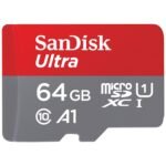 SanDisk Ultra 64GB microSDXC UHS-I, 140MB/s R, Memory Card, 10 Y Warranty, for Smartphones