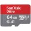 SanDisk Ultra 64GB microSDXC UHS-I, 140MB/s R, Memory Card, 10 Y Warranty, for Smartphones